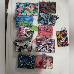 Vera Bradley Wallet Bundle of 12. Mixed Styles